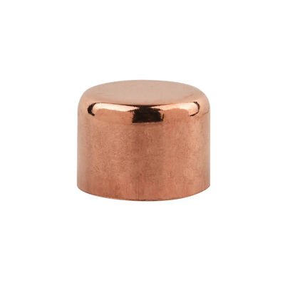 Threaded Copper Cap Fitting ANSI/DIN 150 PSI Pipe End Seal Closure for Water Piping