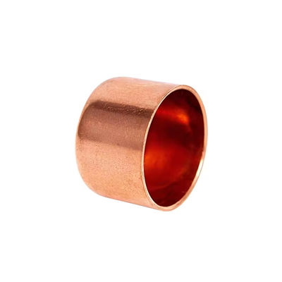 K65 Copper Pipe Cap Leak-Proof HVAC Copper End Cap Solder Fitting for Refrigeration Sealing