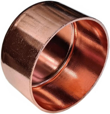K65 Copper Pipe Cap Leak-Proof HVAC Copper End Cap Solder Fitting for Refrigeration Sealing
