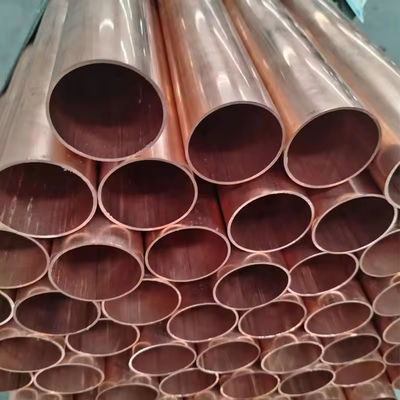 Tuyaux de cuivre nickel poli personnalisés avec forme de tube de paroi anodisé certifié ISO