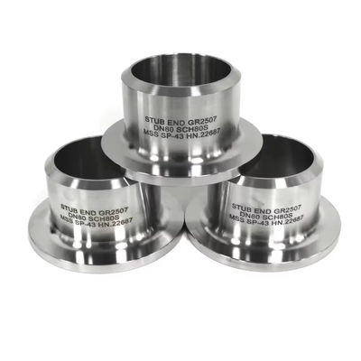 Industrial SS304 Stub End Fittings, Butt Weld Lap Joint Pipe Connector with Corrosion Resistance