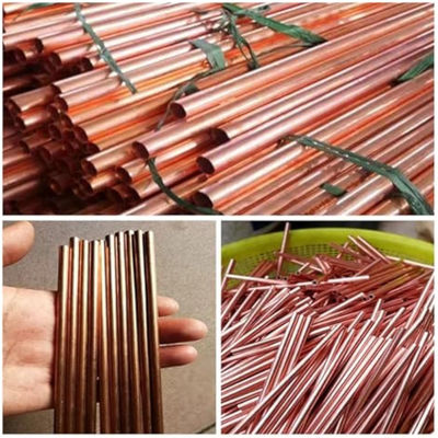 Produit des tubes en cuivre nickel pour la réfrigération C30600 90/10 70/30 avec taille personnalisée