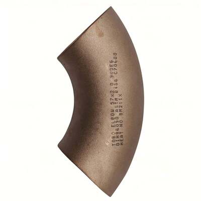 Coude CUNI ASTM B466 UNS C70600 1.5D 90° 3'' 10Bar ASME B16.9