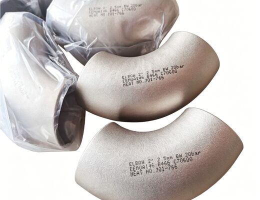 Coude Cuivre-Nickel, ASTM B466, UNS C70600, Rayon 1.5D