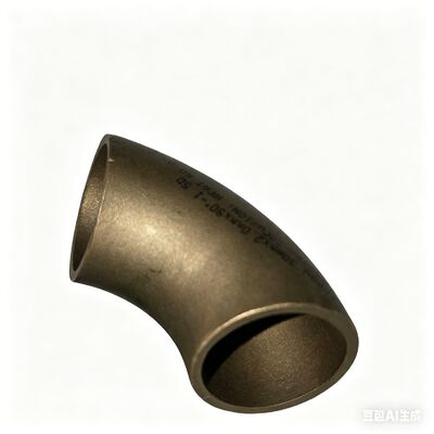 Coude en cuivre-nickel CuNi 70/30 résistant à la corrosion, 90 degrés LR ASME B16.9