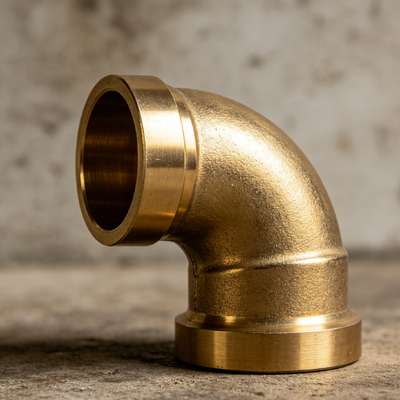 Coude réducteur en cuivre-nickel CuNi 70/30 peu encombrant, 90° SW ASME B16.5