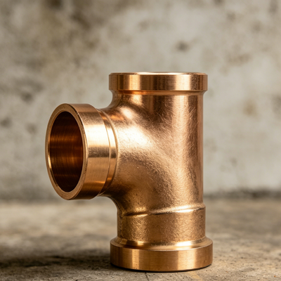 ASTM B466 Copper Nickel Equal Tee C70600/C71500 Butt Weld Fitting SCH40