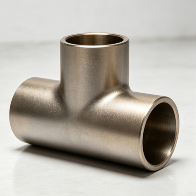 Té Égal Cuivre Nickel CuNi 70/30 C71500 Raccord Soudé à Bout Résistant à la Corrosion Offshore