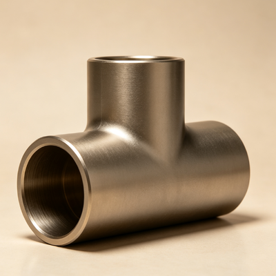 Cupro Nickel 70/30 Equal Tee UNS C71500 ASME B16.9 Marine Pipe Fitting with High Seawater Corrosion Resistance